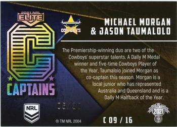 2021 NRL Elite - Captains Priority #C09 Michael Morgan / Jason Taumalolo Back